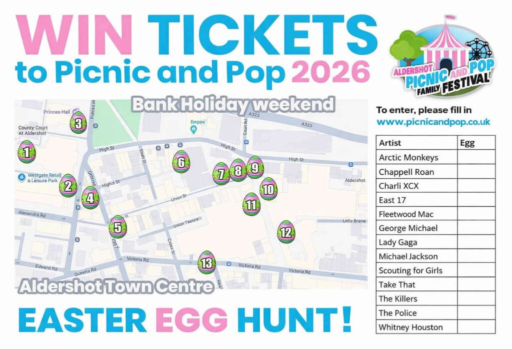 Easter egg hunt map